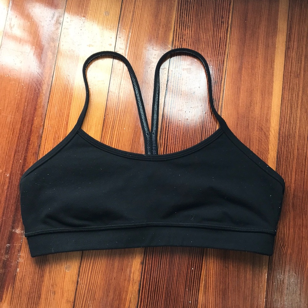Flow Y Lululemon Sports Bra Black 6